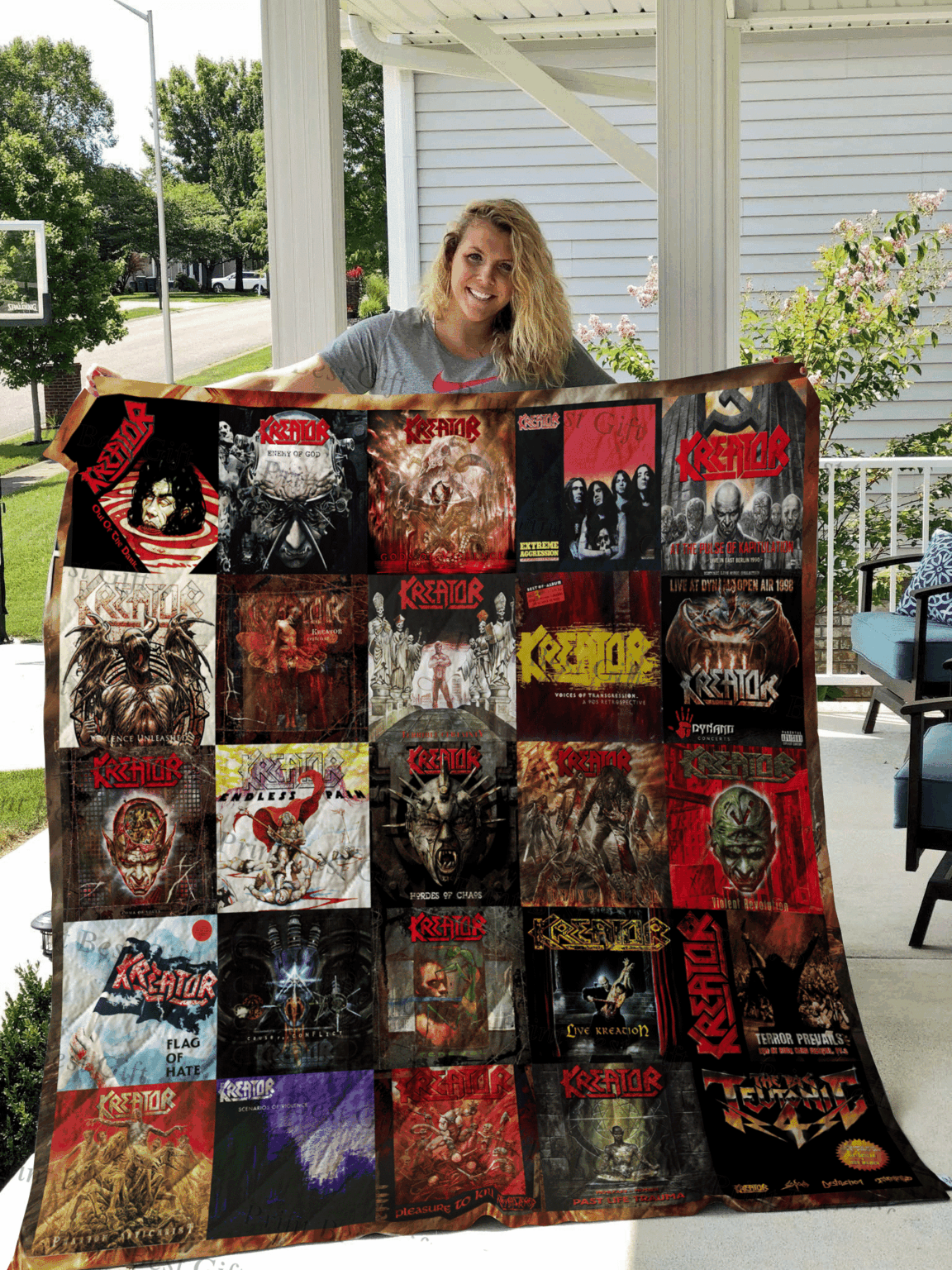 Kreator Band Blanket 1 Kreator Band Blanket