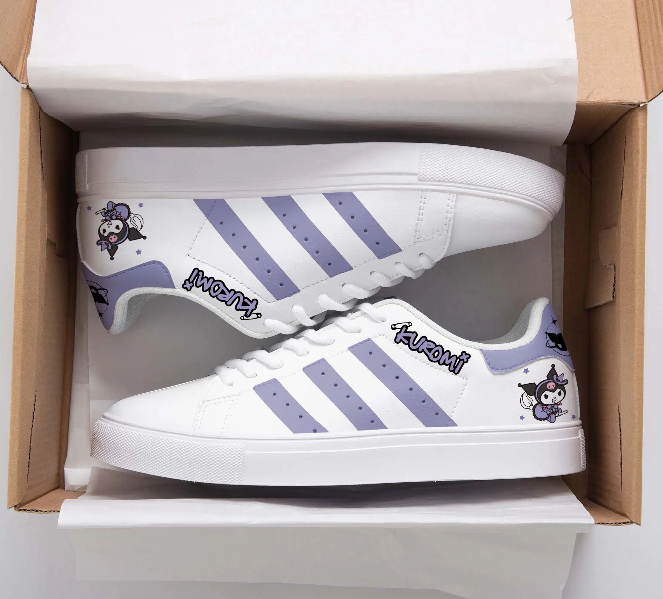 Kuromi Stan Smith Shoes 1 Kuromi Stan Smith Shoes