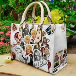 Kurt Cobain Leather Handbag