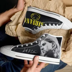 Kurt Cobain Lover High Top Shoes
