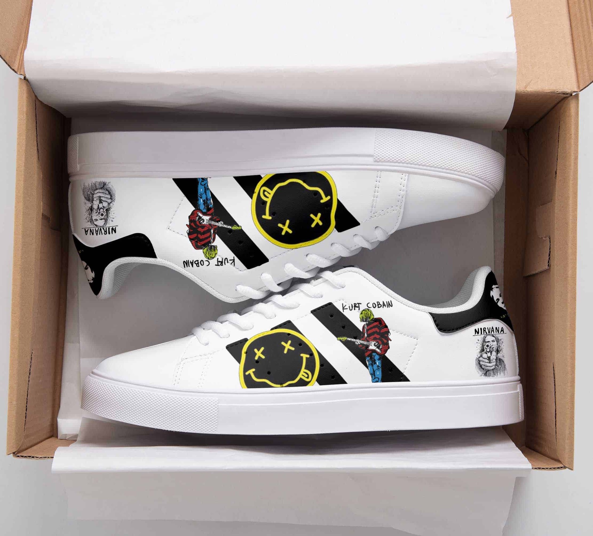 Kurt Cobain Stan Smith Shoes 00 1 Kurt Cobain Stan Smith Shoes 00