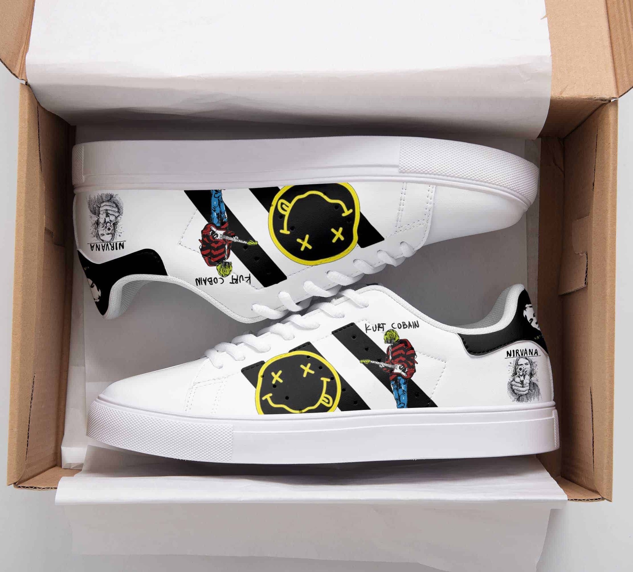 Kurt Cobain Stan Smith Shoes 1 Kurt Cobain Stan Smith Shoes