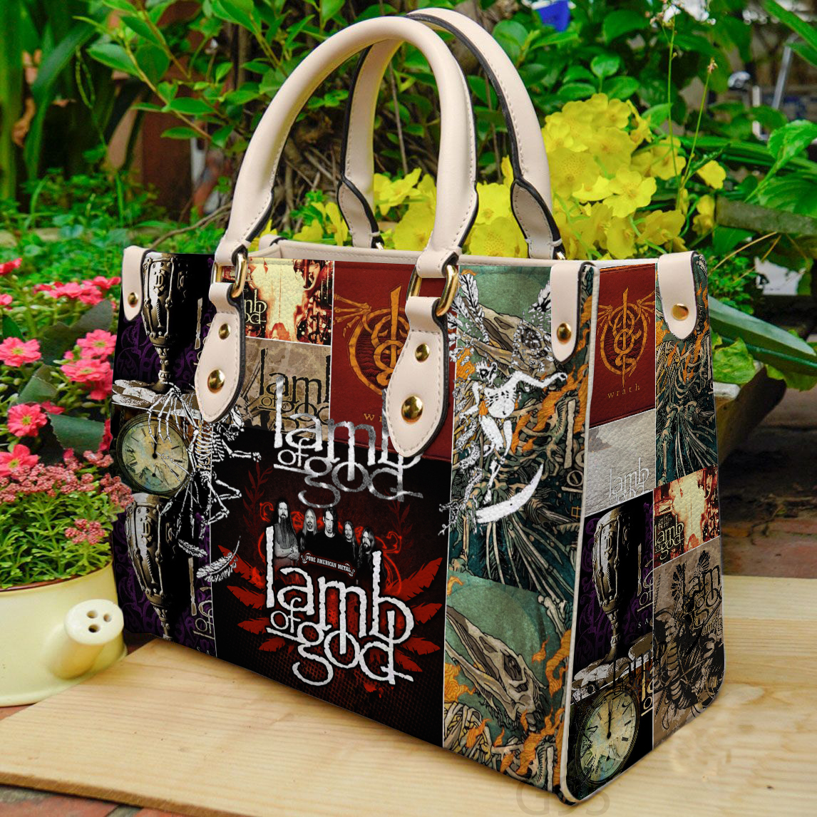 Lamb Of God Leather Handbag 1 Lamb Of God Leather Handbag