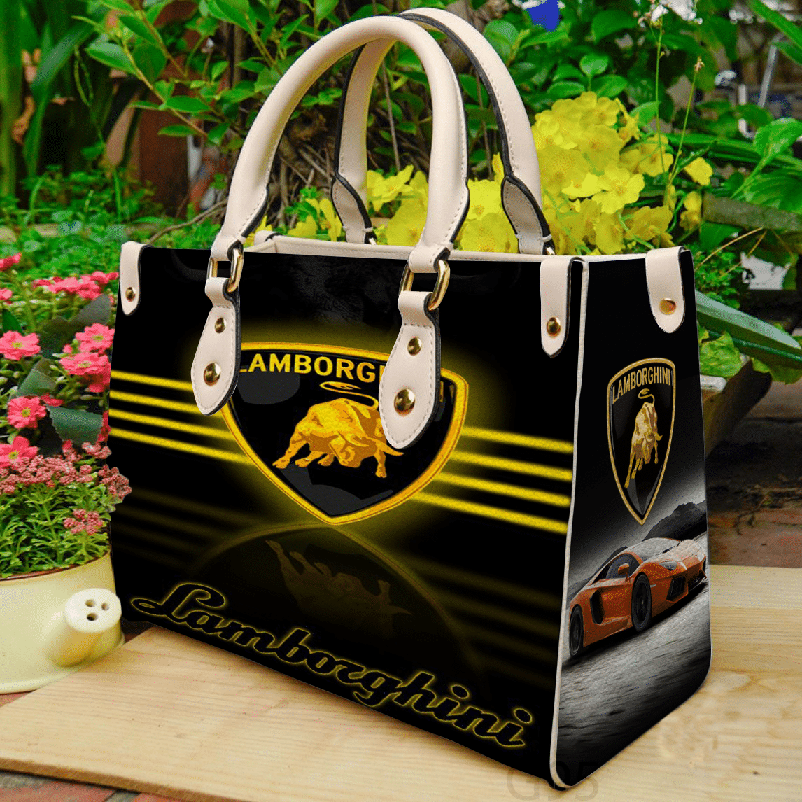 Lamborghini Leather Handbag 1 Lamborghini Leather Handbag