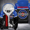 Lambretta Blue Fleece Jacket 3D
