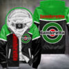 Lambretta Green Fleece Jacket 3D