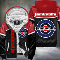 Lambretta Red Fleece Jacket 3D