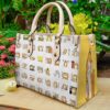 Lan Lan Cat Leather Handbag