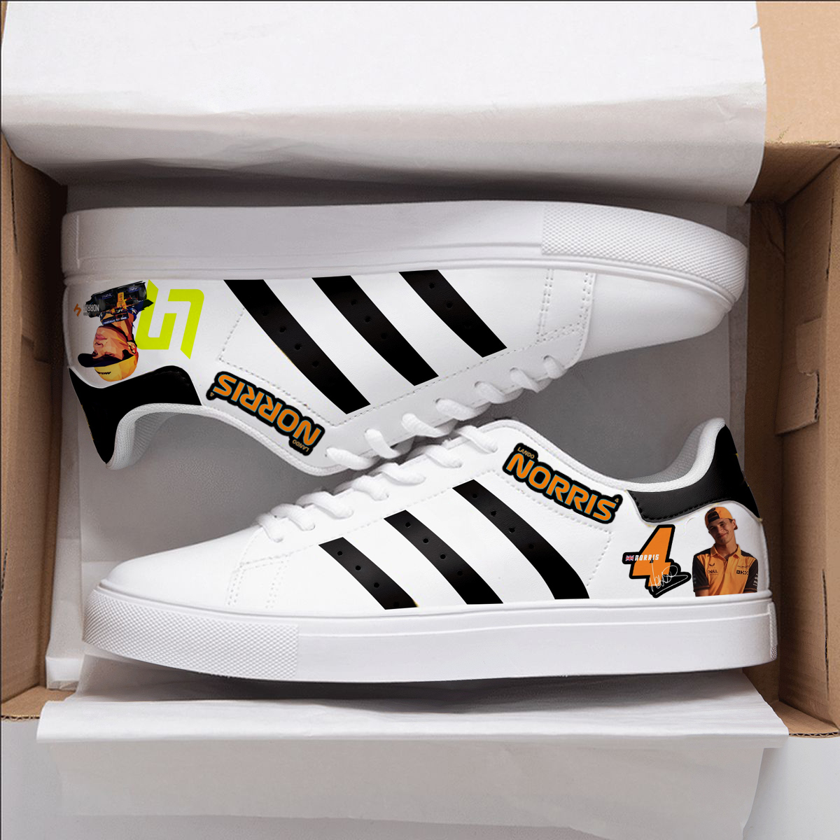 Lando Norris Stan Smith Shoes 1 Lando Norris Stan Smith Shoes