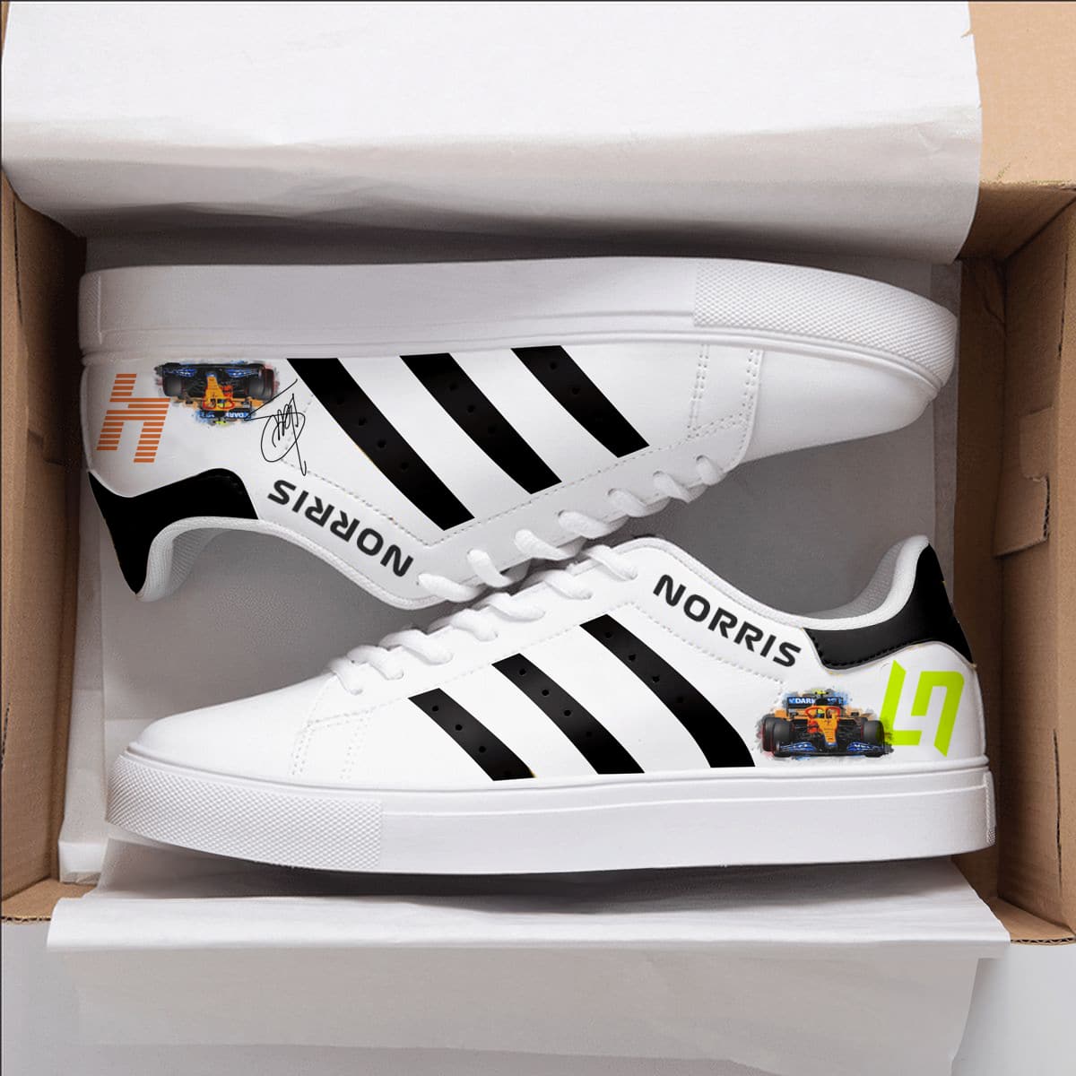 Lando Norris Stan Smith Shoes 1 Lando Norris Stan Smith Shoes