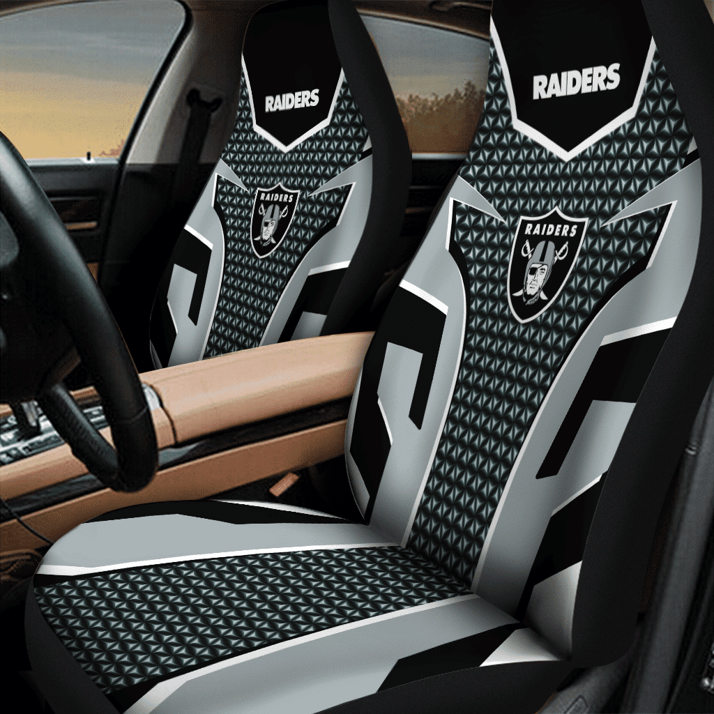 Las Vegas Raiders 1 Seat Covers 1 Las Vegas Raiders 1 Seat Covers