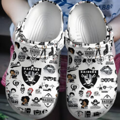 Las Vegas Raiders 1 Soft Clogs