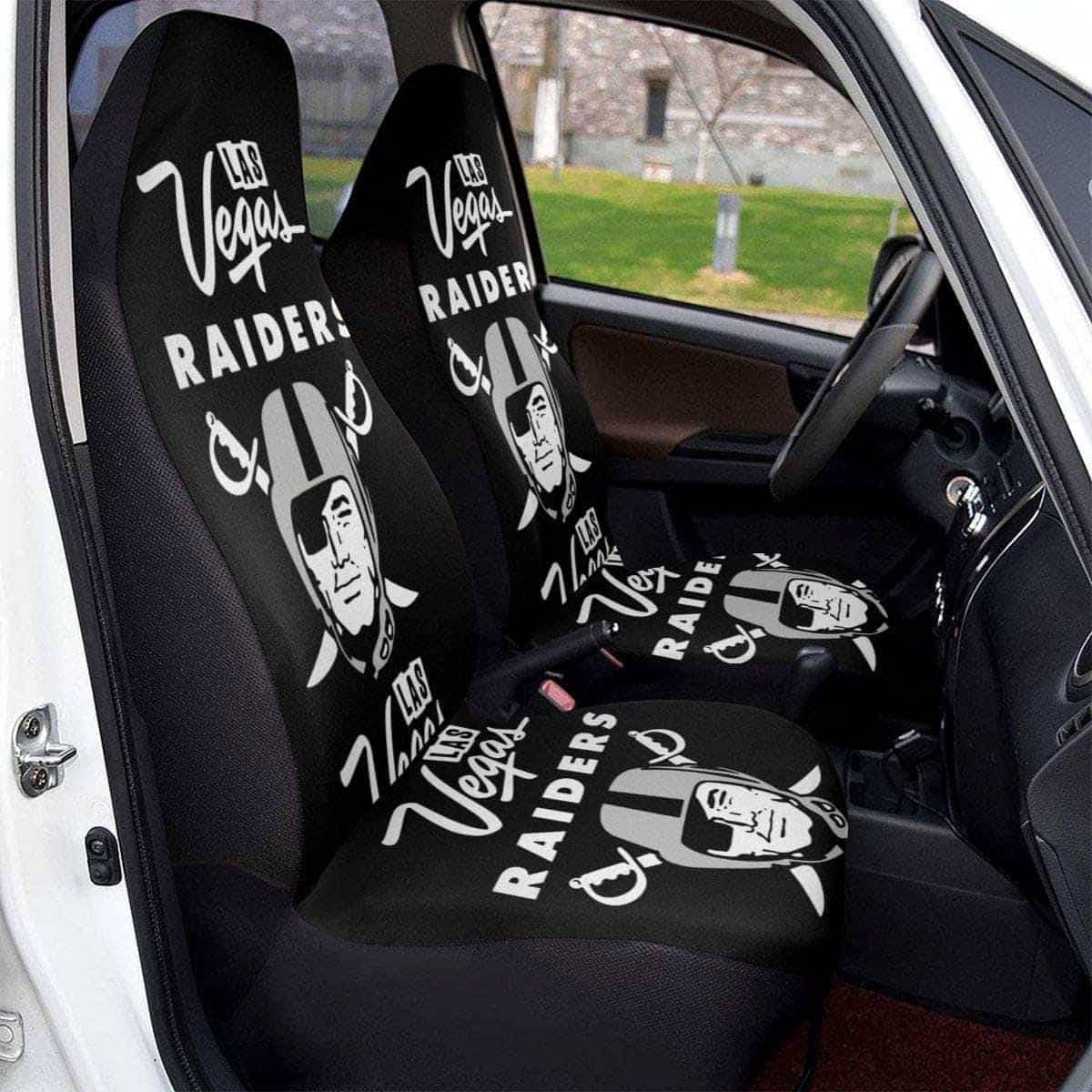 Las Vegas Raiders 1G Seat Covers 1 Las Vegas Raiders 1G Seat Covers
