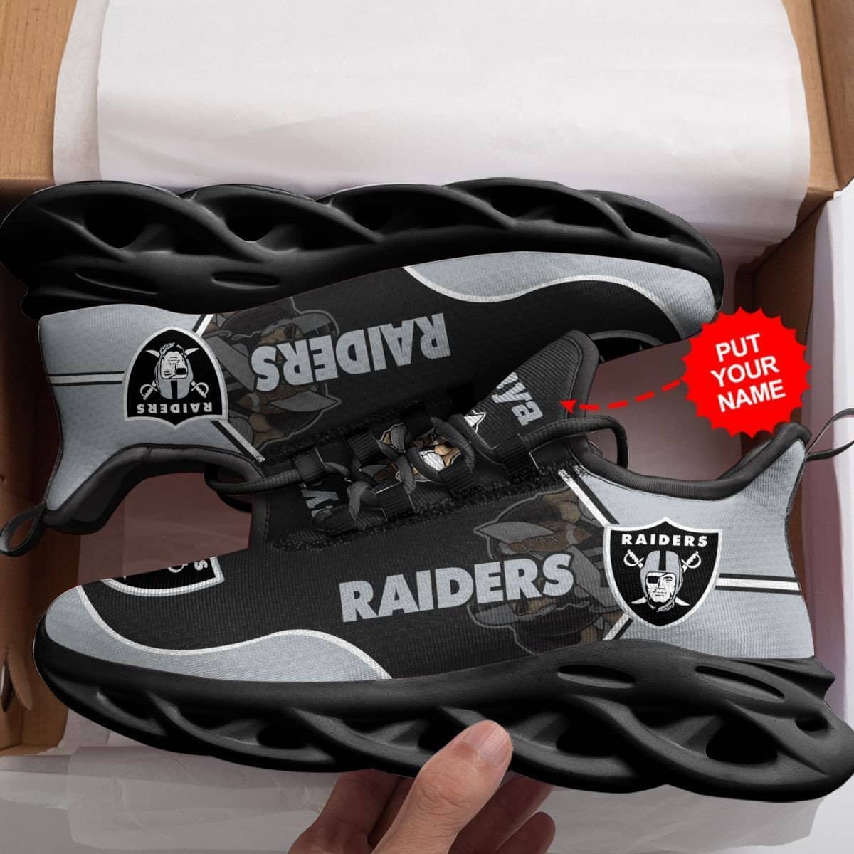 Las Vegas Raiders 2 Max Soul Shoes 1 Las Vegas Raiders 2 Max Soul Shoes