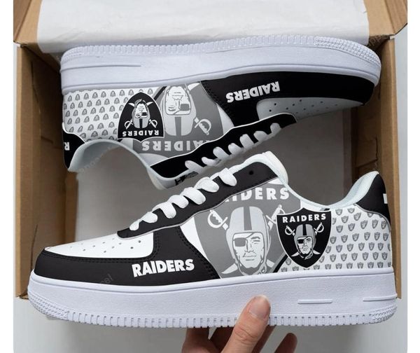 Las Vegas Raiders 2G Air Force Shoes 1 Las Vegas Raiders 2G Air Force Shoes