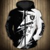 Las Vegas Raiders 3 Hoodie Zip Hoodie 3D