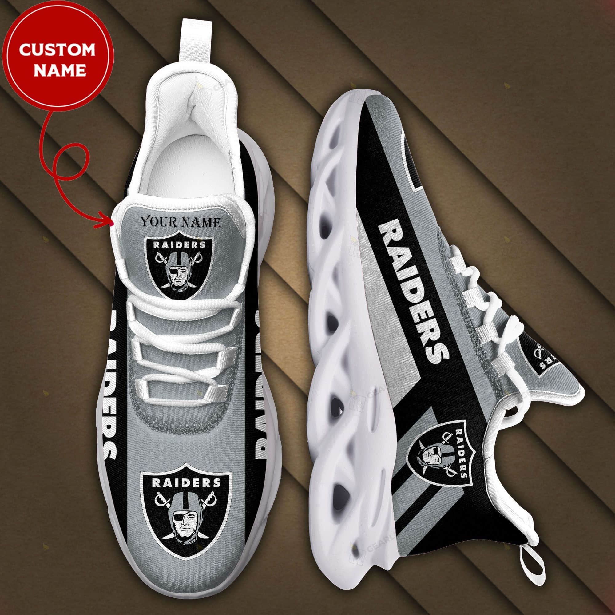 Las Vegas Raiders 3 Max Soul Shoes 1 Las Vegas Raiders 3 Max Soul Shoes