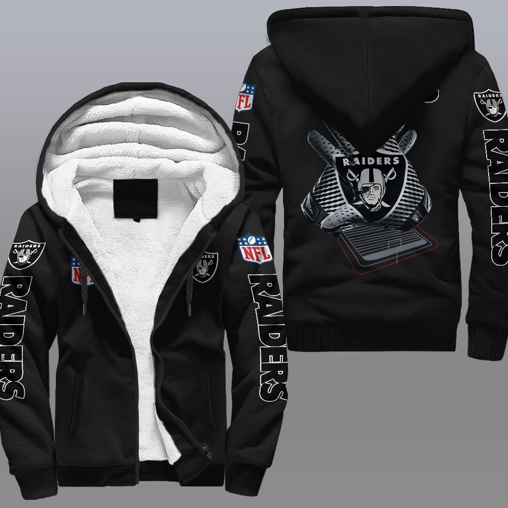 Las Vegas Raiders Fleece Jacket 1 Las Vegas Raiders Fleece Jacket