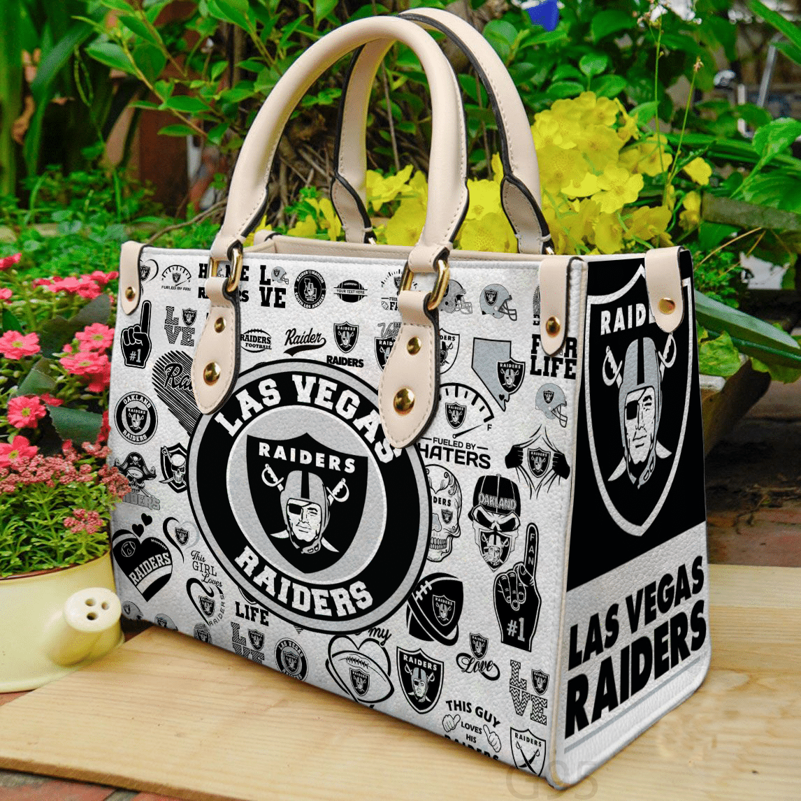 Las Vegas Raiders I0 Leather Handbag 1 Las Vegas Raiders I0 Leather Handbag