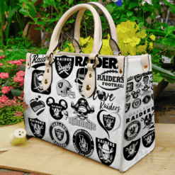 Las Vegas Raiders Leather Handbag