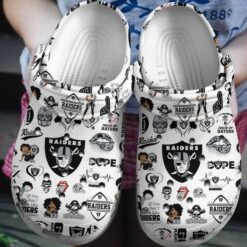 Las Vegas Raiders Soft Clogs