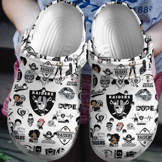 Las Vegas Raiders Soft Clogs 1 Las Vegas Raiders Soft Clogs