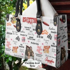 Led Zeppelin 1 Leather Handbag
