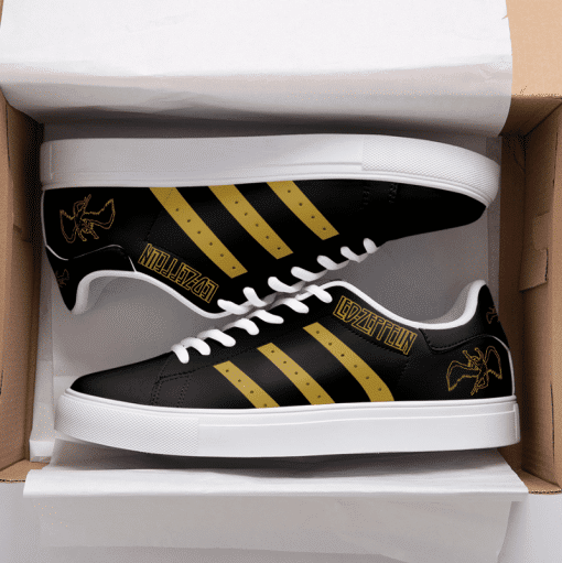 Led Zeppelin Black Gold Stan Smith Shoes 1 Led Zeppelin Black Gold Stan Smith Shoes