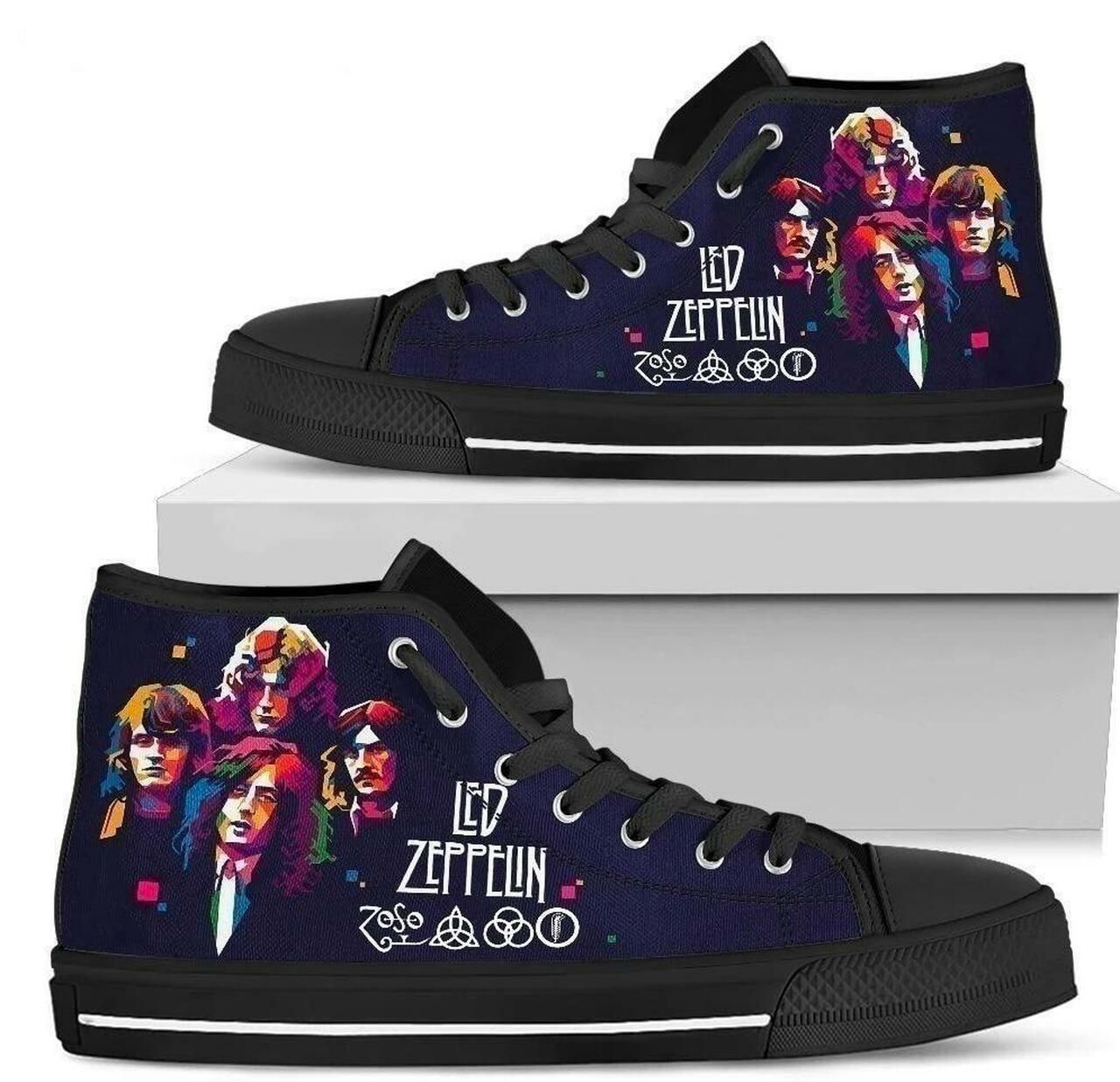 Led Zeppelin High Top Shoes 1 Led Zeppelin High Top Shoes