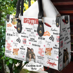 Led Zeppelin Lover Leather Handbag