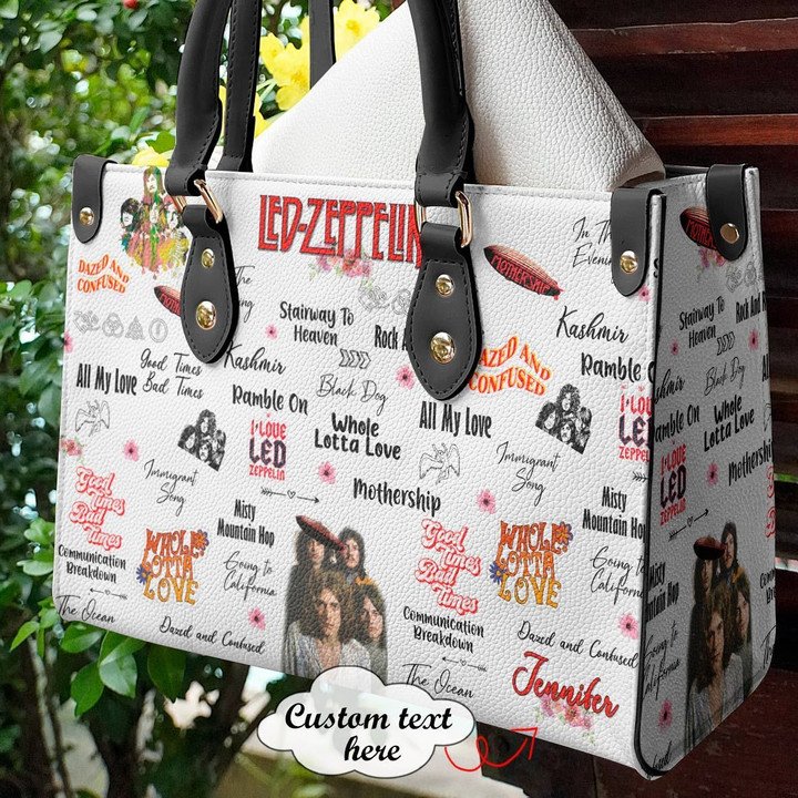 Led Zeppelin Lover Leather Handbag 1 Led Zeppelin Lover Leather Handbag