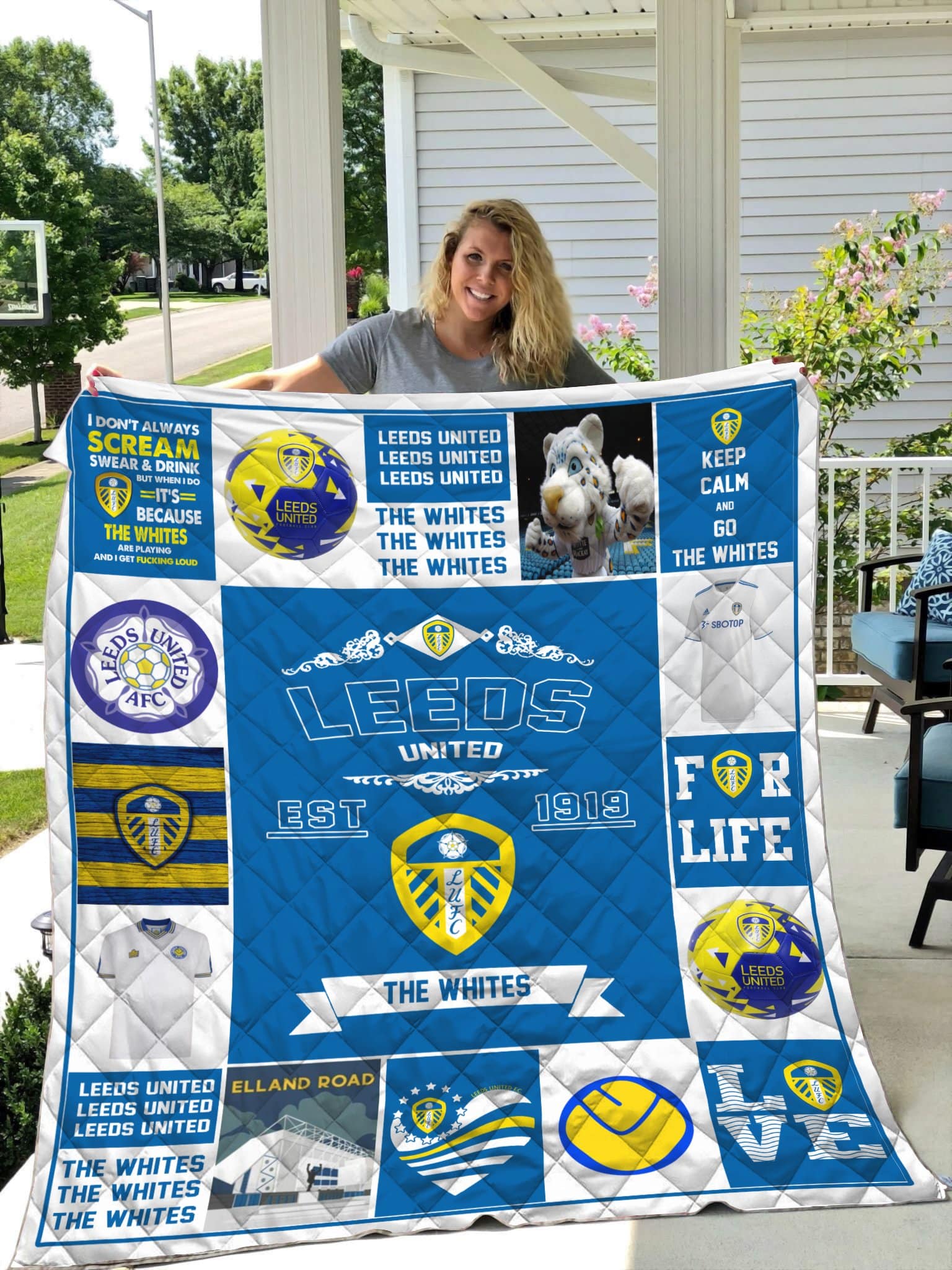 Leeds United Blanket 1 Leeds United Blanket