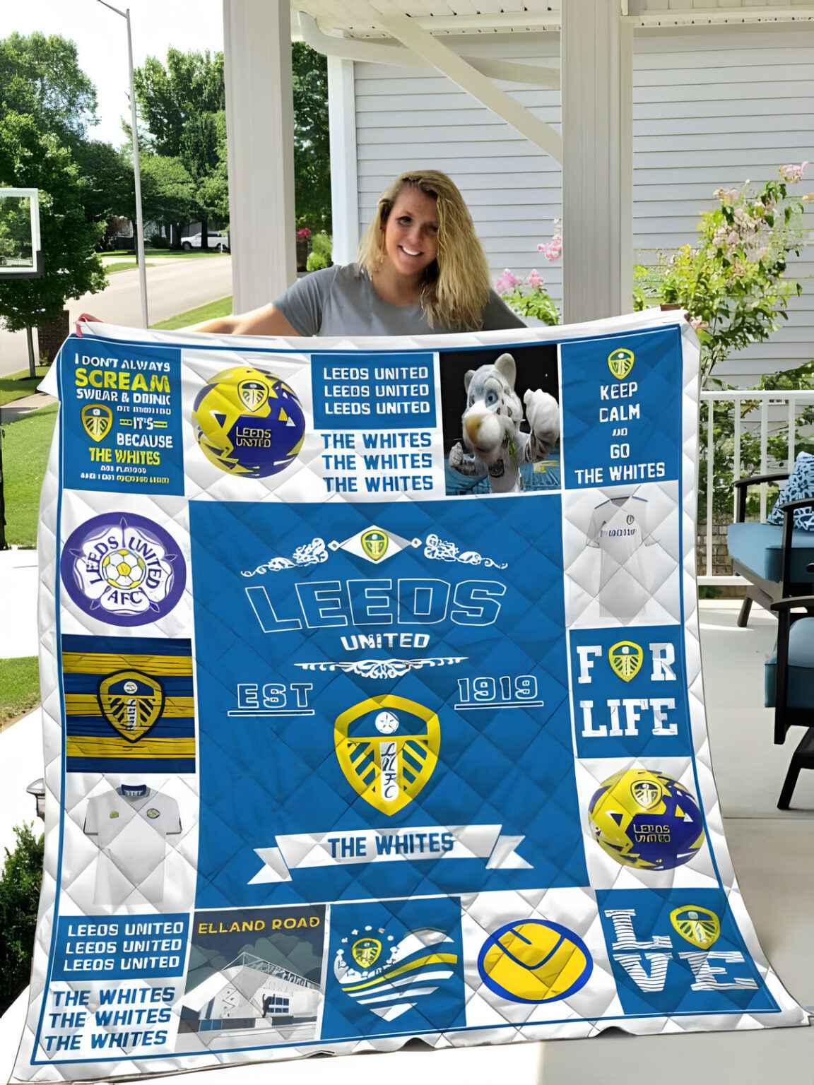 Leeds United Blanket 1 Leeds United Blanket