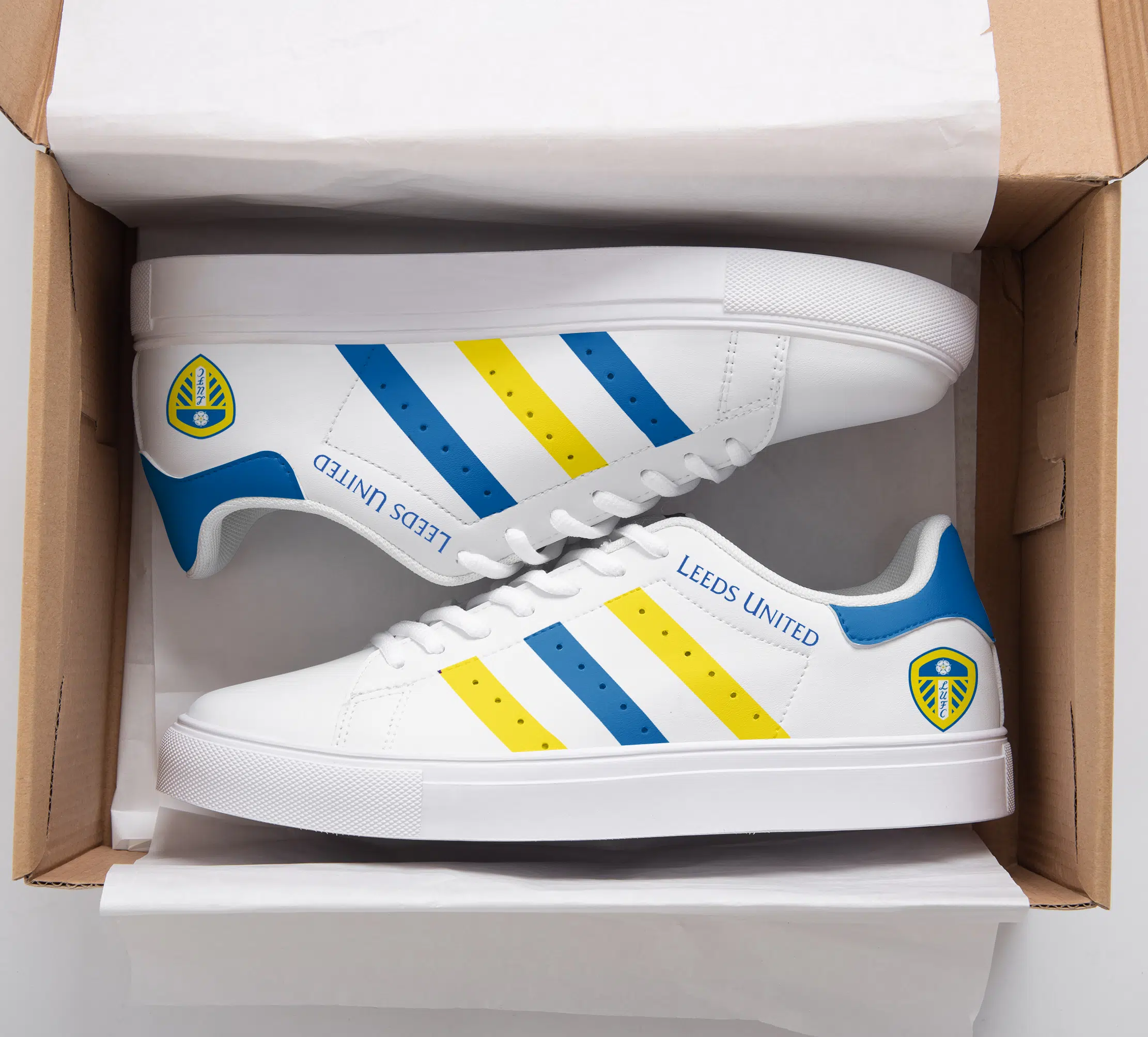 Leeds United Stan Smith Shoes 1 Leeds United Stan Smith Shoes