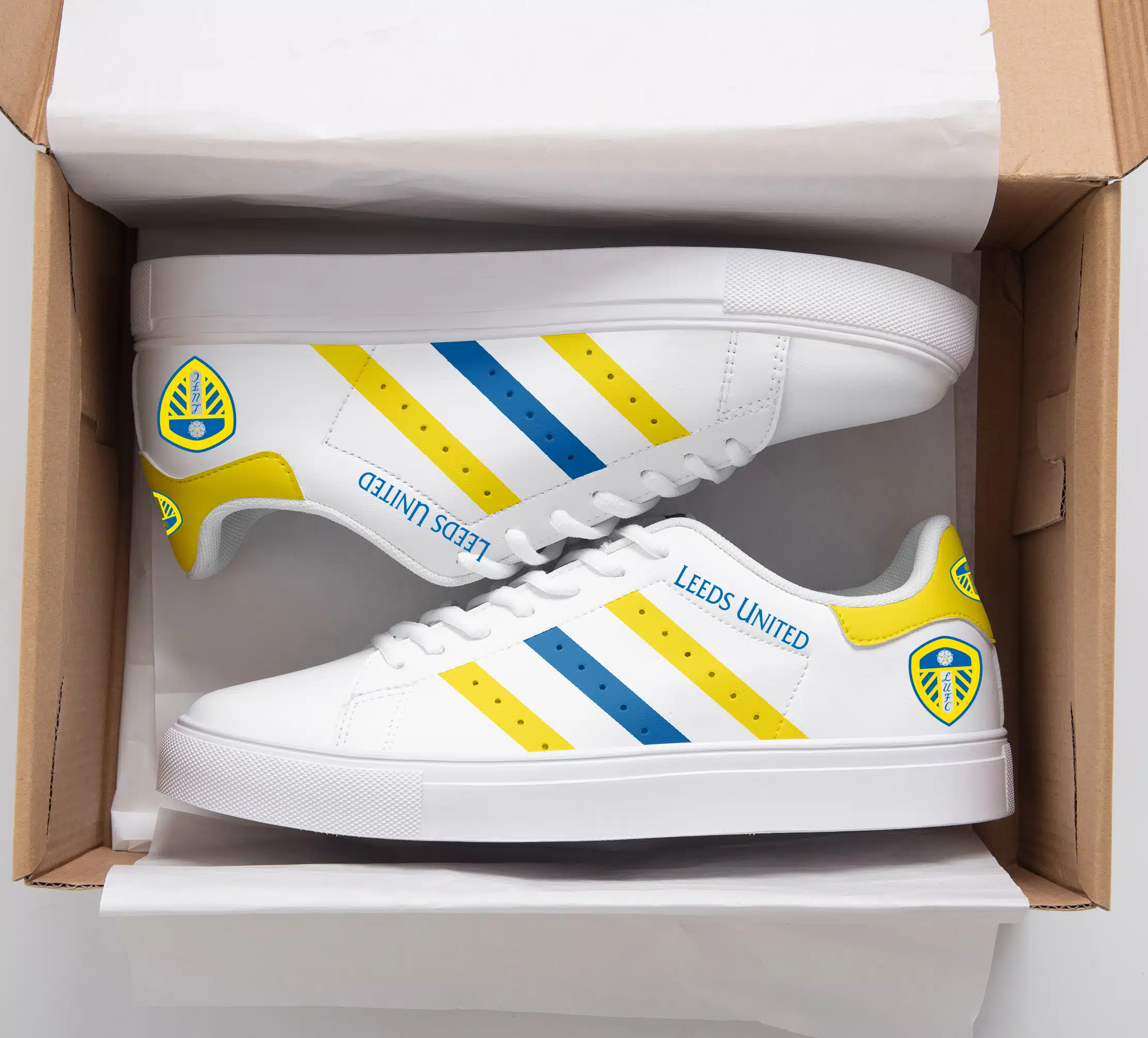 Leeds United Stan Smith Shoes 1 Leeds United Stan Smith Shoes