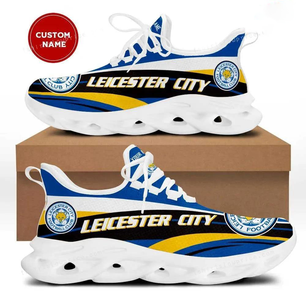 Leicester City Custom Name Max Soul Shoes Shoes 1 Leicester City Custom Name Max Soul Shoes Shoes