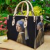 Leonardo Da Vinci A3 Leather Handbag