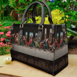 Leonardo Da Vinci Leather Handbag
