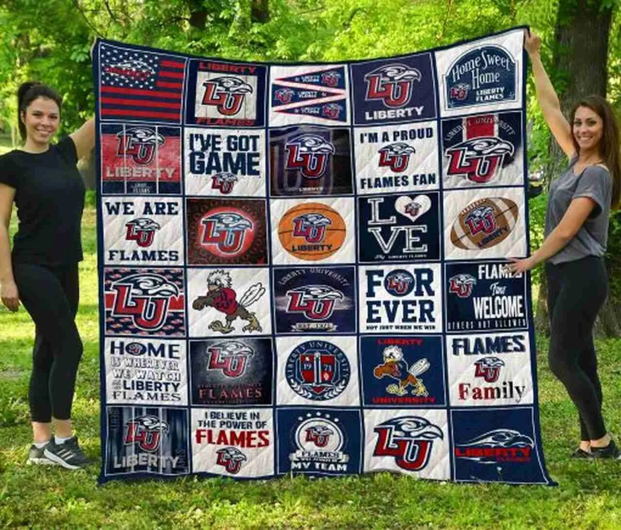 Liberty Flames Blanket 1 Liberty Flames Blanket