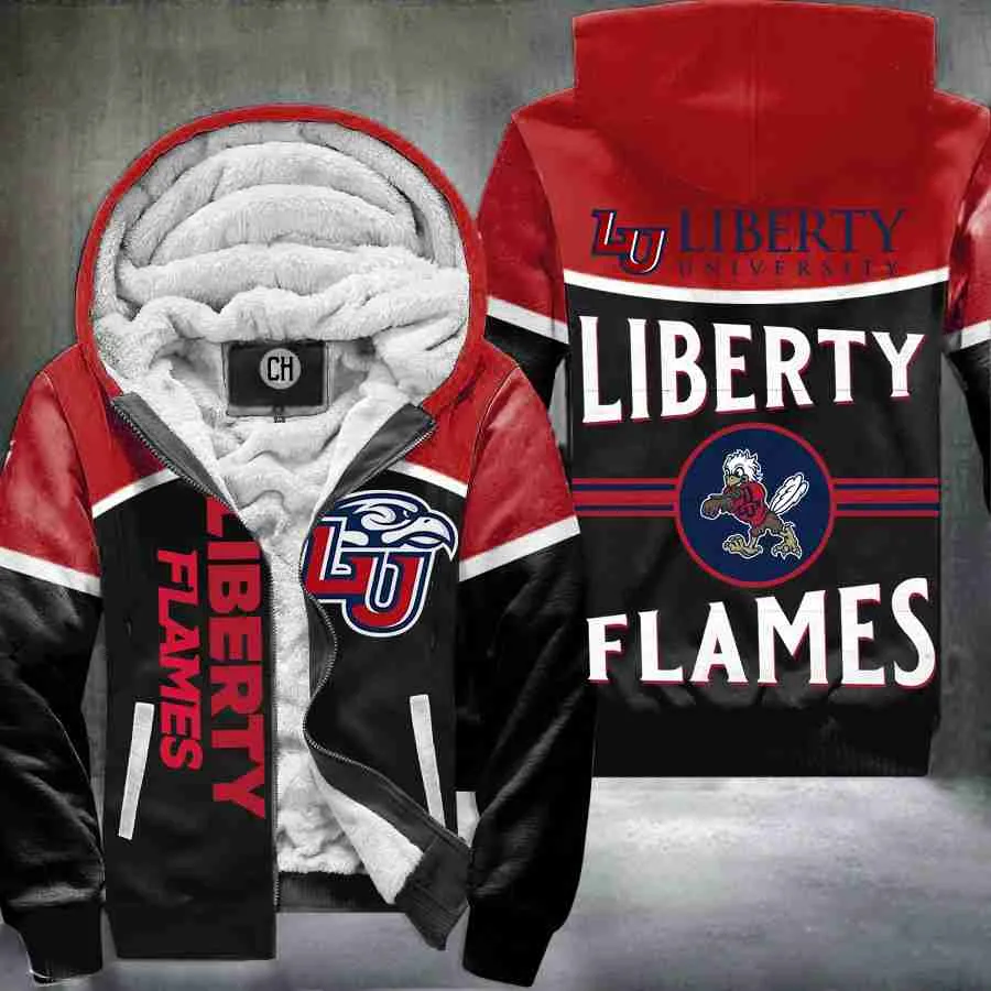 Liberty Flames Fleece Jacket 1 Liberty Flames Fleece Jacket