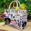 Liberty Flames Leather Handbag