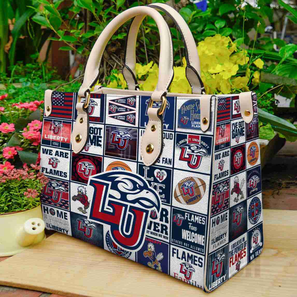 Liberty Flames Leather Handbag 1 Liberty Flames Leather Handbag