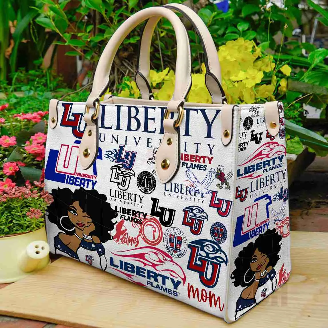 Liberty Flames Leather Handbag 1 Liberty Flames Leather Handbag