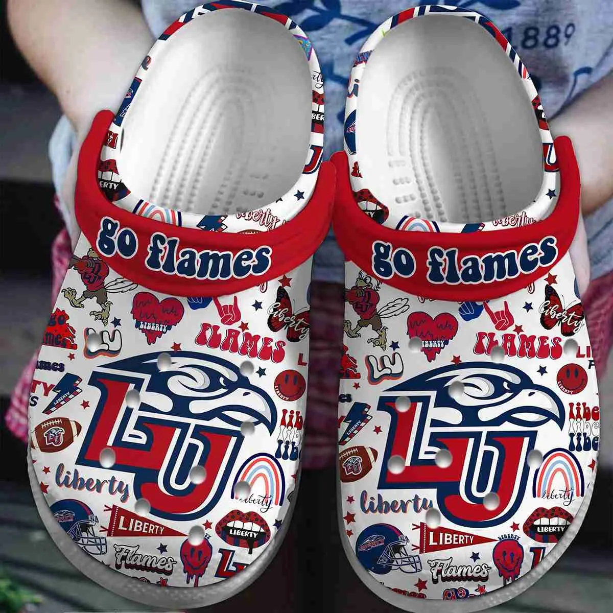 Liberty Flames Soft Clogs 1 Liberty Flames Soft Clogs