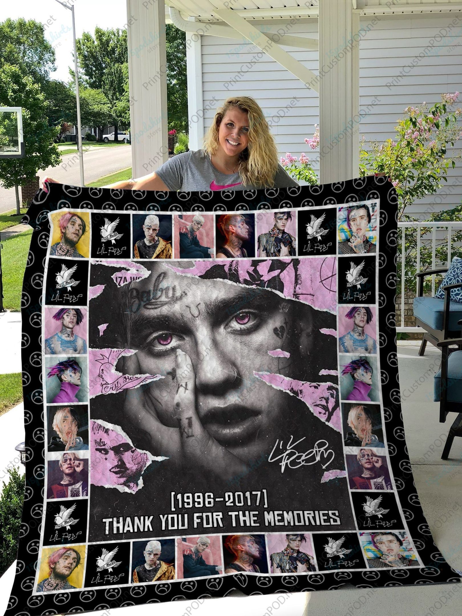 Lil Peep Blanket 1 Lil Peep Blanket