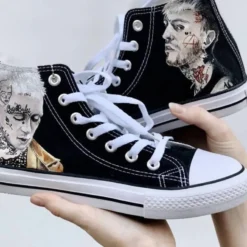 Lil Peep High Top Shoes