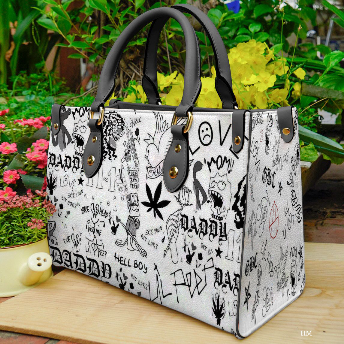 Lil Peep Leather Handbag 1 Lil Peep Leather Handbag