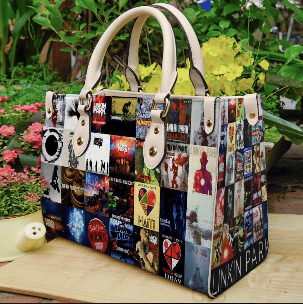 Linkin Park 1 Leather Handbag 1 Linkin Park 1 Leather Handbag