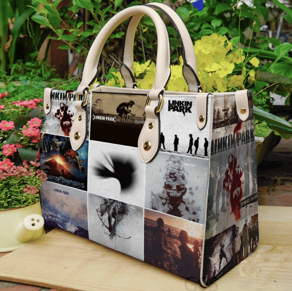 Linkin Park Leather Handbag 02 1 Linkin Park Leather Handbag 02
