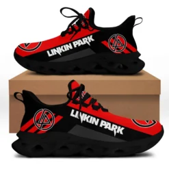 Linkin Park Red Black Max Soul Shoes
